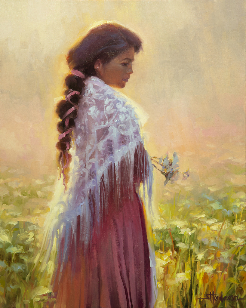 Queen Anne's Lace by Steve Henderson Oil ~ 30 x 24