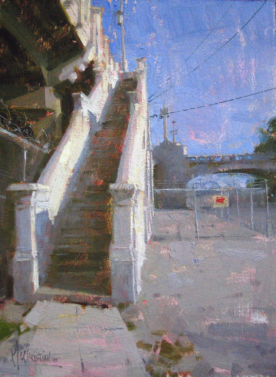 Jennifer McChristian - 'Sheltering Steps'- Oil - Painting entry ...
