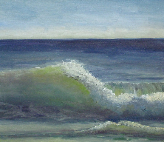 First Wave Painted...ever! | Fine Art From the Heart